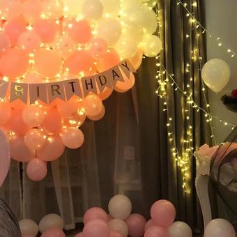 會(huì )所生日宴會(huì )布置圖片