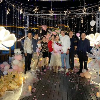 八十歲生日會(huì )場(chǎng)布置圖片