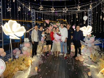 八十歲生日會(huì )場(chǎng)布置圖片