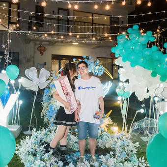 給女朋友布置生日現場(chǎng)圖片