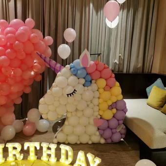 滾石現場(chǎng)布置生日圖片