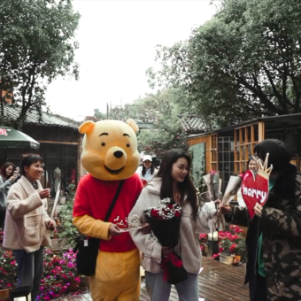 HI現場(chǎng)布置生日圖片