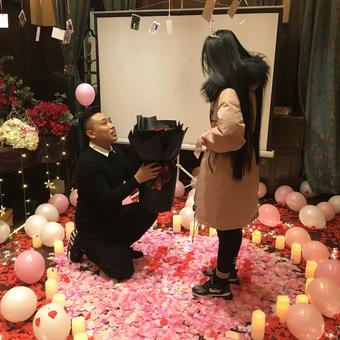包間生日現場(chǎng)布置效果圖