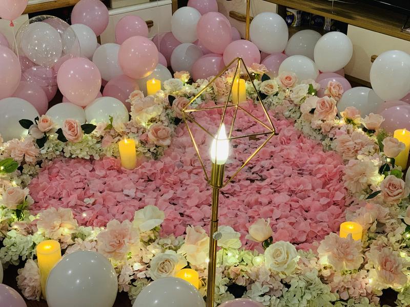 寶寶生日宴會(huì )在家現場(chǎng)布置圖片
