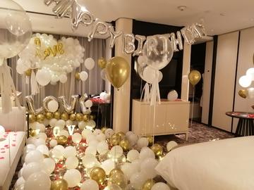 過(guò)生日酒店布置包間圖片