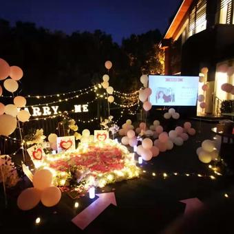 家庭生日會(huì )布置現場(chǎng)圖片