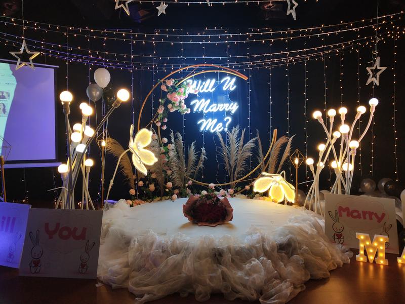  戶(hù)外生日求婚現場(chǎng)布置圖片