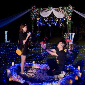 红玫瑰求婚花束图片大全