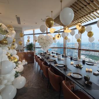 浪漫餐厅生日布置图片大全